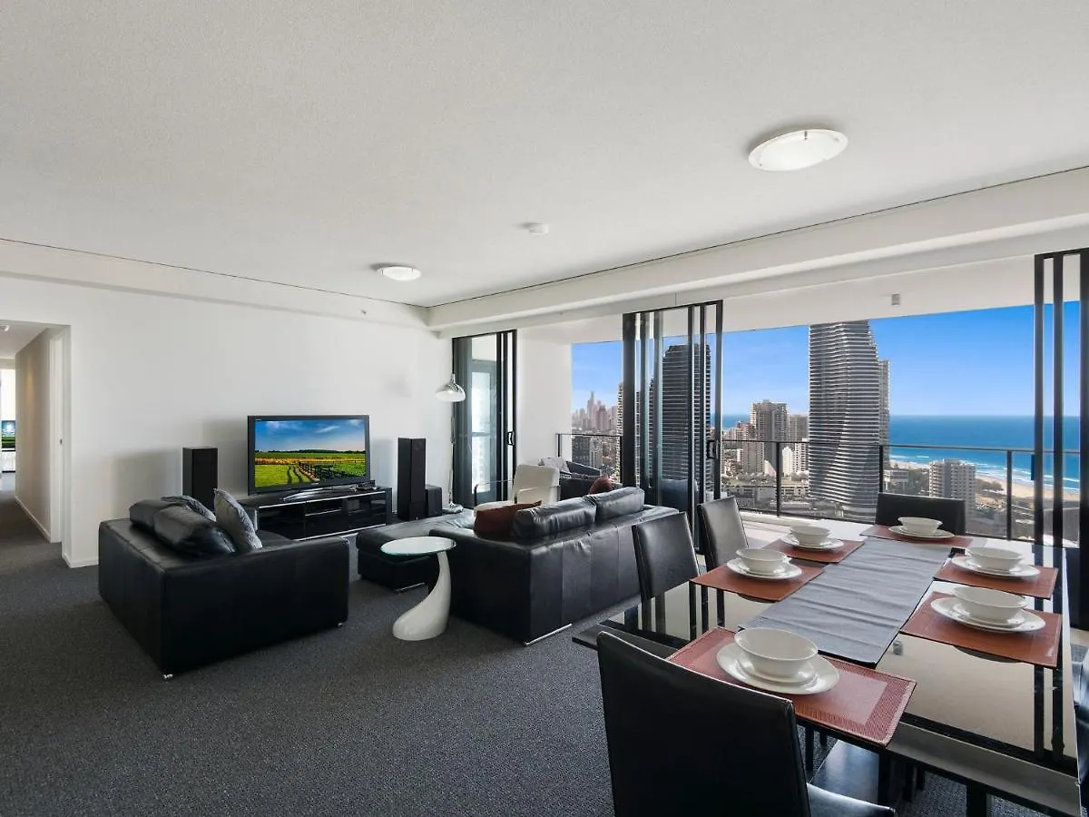 Large Ocean Views 4Br Sub-Penthouse - Sierra Grand - Coasthm Apartment Gold Coast
